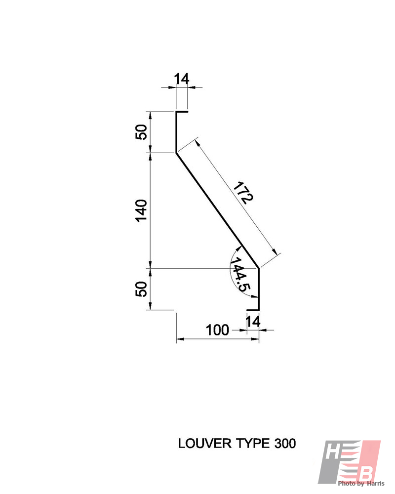 Detail LOUVER TYPE 300